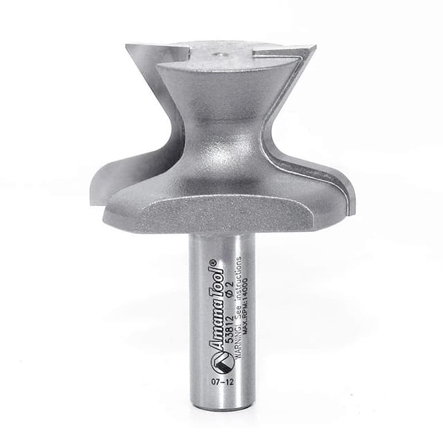 2" Dia x 1-1/4" Carbide Tipped Finger Grip Bit, 1/4" x 3/16" Radius, 1/2" Shank