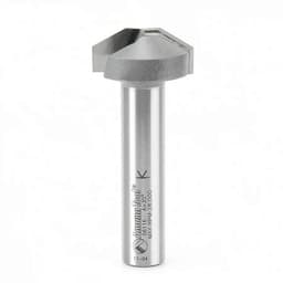 1-1/8" Dia x 1/2" Carbide Tipped Plunging Raised Panel Bit, Style A 30°, 1/2" Shank