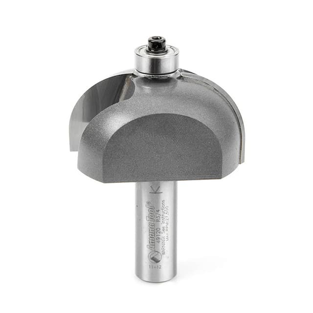 2" x 3/4" Radius Cove Router Bit, 2-Flute, 1/2" Shank