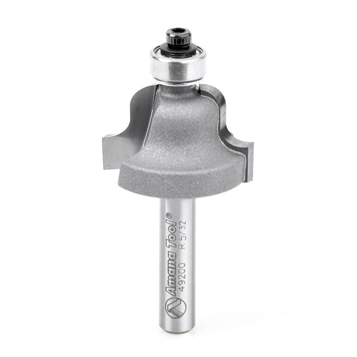 1" Dia x 5/8" Carbide Tipped Roman Ogee Bit, 5/32 Radius, 1/4" Shank