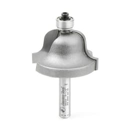 1-3/8" Dia x 13/16" Carbide Tipped Roman Ogee Bit, 1/4" Radius, 1/4" Shank