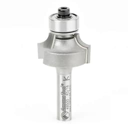 2-3/4" x 5/8" Radius Corner Rounding Bit with Ball Bearing Guide, 2-Flute, 1/2" Shank