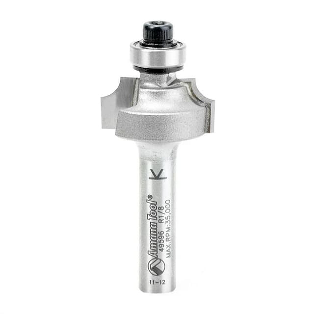 3/4" x 2" x 1/8" Radius Beading Router Bit, 2-Flute, 1/4" Shank