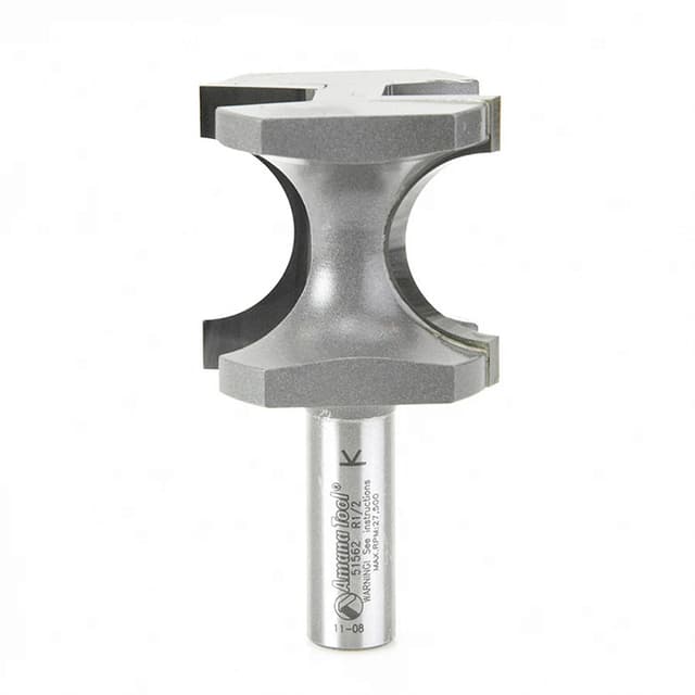 1-11/16" Dia x 1-9/16" Carbide Tipped Bull Nose Bit, 1/2" Radius, 1/2" Shank