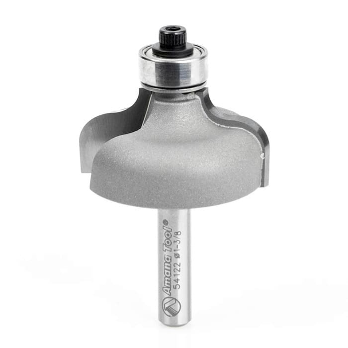 2-3/16" x 1-3/8" Dia x 11/16" Carbide Tipped Ogee Bit, 1/4" x 3/16" Radius, 1/4" Shank