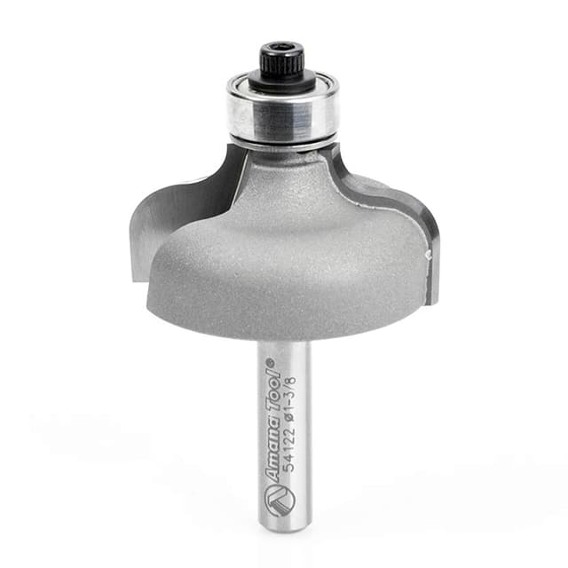 2-3/16" x 1-3/8" Dia x 11/16" Carbide Tipped Ogee Bit, 1/4" x 3/16" Radius, 1/4" Shank
