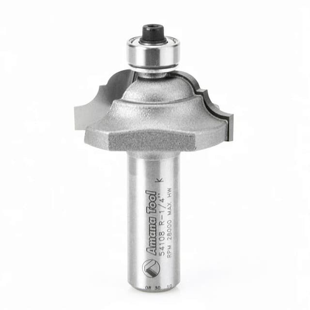 1-1/2" Dia x 5/8" Carbide Tipped Classical Bead/Cove Bit, 7/32" x 15/64" Radius, 1/2" Shank