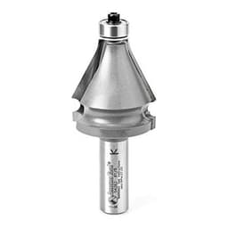 1-1/4" Dia x 1-1/2" Carbide Tipped Handrail Chamfer Bit, 1/8" x 1/2" Radius, 1/2" Shank
