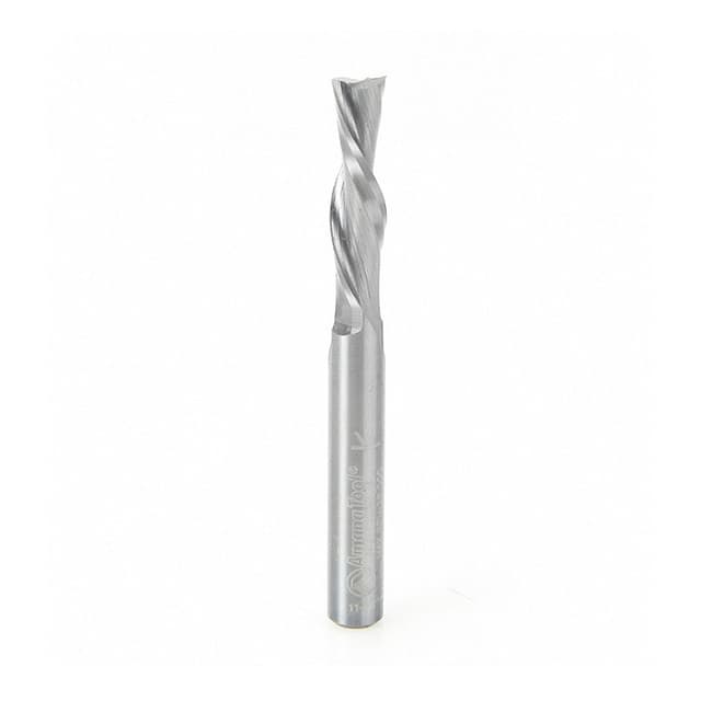 1/4" x 2-1/2" Down-Cut Spiral Plunge Bit, 2-Flute, 1/4" Shank, 1" Cutting Height