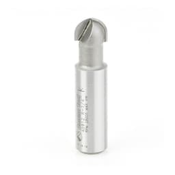 1/2" x 2-1/8" x 1/4" Radius Core Box Router Bit, 1/2" Shank