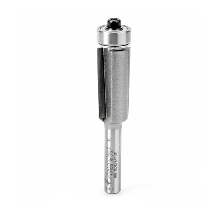 1/2" x 3" Dynabit Down-Shear Laminate Flush Trim Bit, 2-Flute, 1/2" Shank