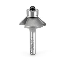 1-1/16" x 45° Bevel Laminate Trim Bit, 2-Flute, 1/4" Shank
