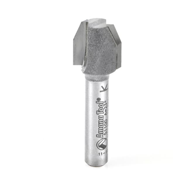 1/2" x 1-3/4" Combination Bevel/Flush Laminate Trim Bit, 2-Flute, 1/4" Shank