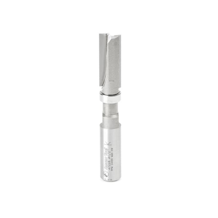 1/2" x 3-1/2" Flush Trim Plunge Template with Upper Ball Bearing, 2-Flute, 1/2" Shank