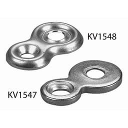 1-1/4" x 3/4" Steel Desktop Fastener, Zinc, 18 Gauge