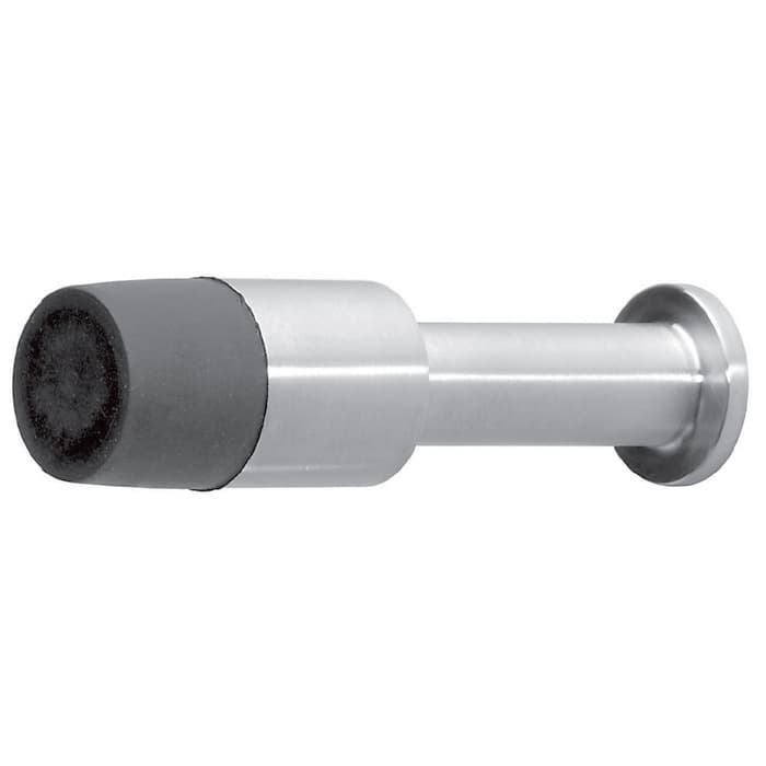 35mm Door Stopper, Floor Mount, Satin Stainless Steel