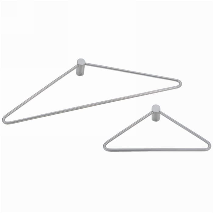 390mm DST Single Towel Hanger, Satin Stainless Steel