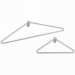 390mm DST Single Towel Hanger, Satin Stainless Steel