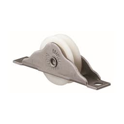 594 Nylon Round Groove Sheave, Steel Finish