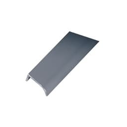 DP 6' No-Holes Drawer Pull, Satin Clear Anodized, 1/8" Width
