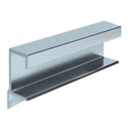 3" Architectual Finger Pull, Satin Clear Anodized