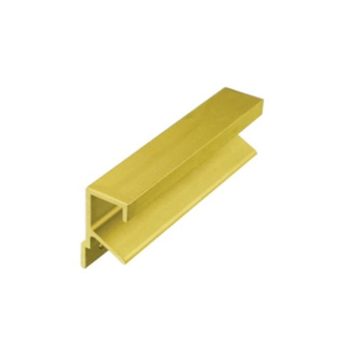 3" Finger Pull for 3/4" Panels, Satin Brass