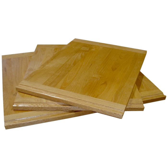 18" Alder Breadboard with Oak Pull Groove