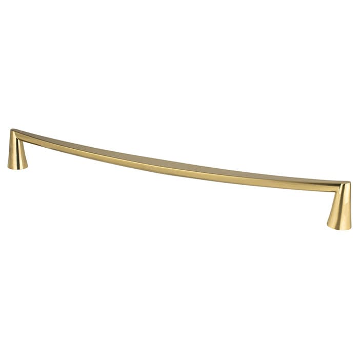 18" Domestic Bliss Appliance Pull, Modern Brushed Gold