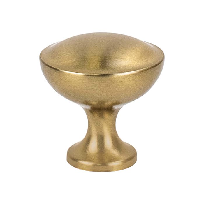 1-3/16" Echo Cabinet Knob, Modern Brushed Gold