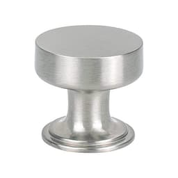 1-3/16" Folklore Cabinet Knob, Brushed Nickel