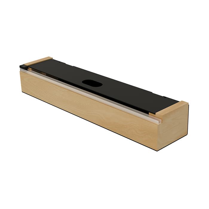3-3/8" Foil Wrap Insert with Sliding Cutting Blade, Black