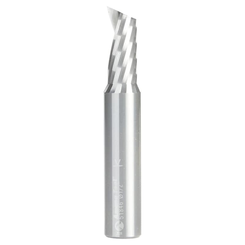 1/2" x 3" x 1 Up-Cut 'O' Aluminum Cutting CNC Spiral Router Bit, 1-Flute, 1/2" shank