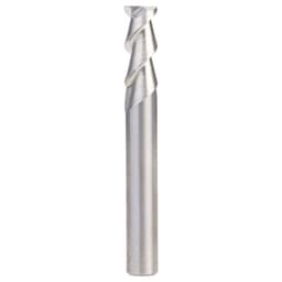 5/16" x 3/4" 55° CNC Solid Carbide Aluminum/Acrylic Cutting Helix End Mill Bit, 2-Flute, 5/16" Shank