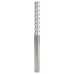 8mm x 45mm 55° CNC Solid Carbide Aluminum/Acrylic Cutting Helix End Mill Bit, 3-Flute, 8mm Shank