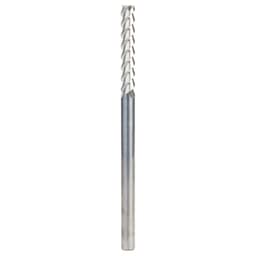 6mm x 35mm 55° CNC Solid Carbide Aluminum/Acrylic Cutting Helix End Mill Bit, 3-Flute, 6mm Shank