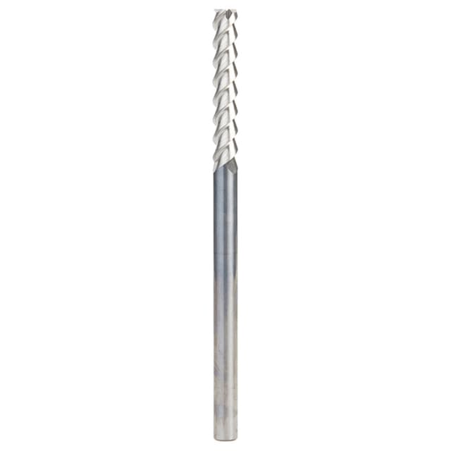 6mm x 35mm 55° CNC Solid Carbide Aluminum/Acrylic Cutting Helix End Mill Bit, 3-Flute, 6mm Shank