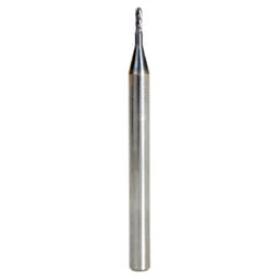 0.040" AlTiN Coated CNC Steel Ball End Mini Mill Bit, 4-Flute