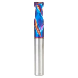 10mm Dia x 22mm CNC Solid Carbide Spektra Extreme Tool Life Coated Mortise Compression Spiral Bit, 2 Flute, 10mm Shank