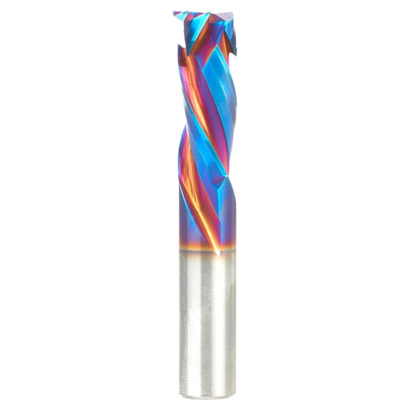 12mm x 32mm CNC Solid Carbide Spektra Extreme Tool Life Coated Compression Spiral Bit, 12mm Shank