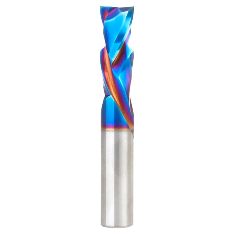 10m Dia m x 25mm CNC Solid Carbide Spektra Extreme Tool Life Coated Compression Spiral Bit, 2 Flute, 10mm Shank