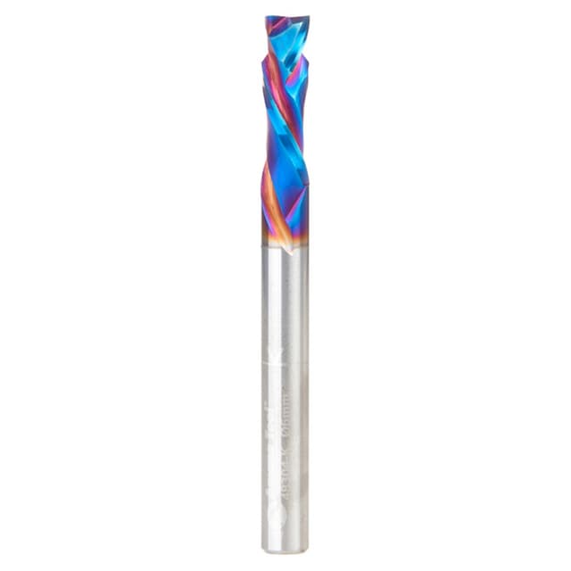 6mm Dia x 20mm CNC Solid Carbide Spektra Extreme Tool Life Coated Compression Spiral Bit, 2 Flute, 6mm Shank
