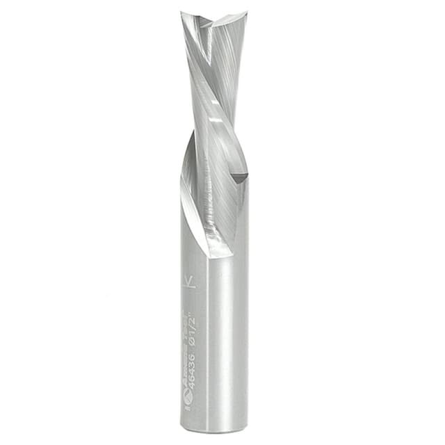 1/2" x 3" Down-Cut Spiral Plunge Bit, 2-Flute, 1/2" Shank, 1-1/8" Cutting Height
