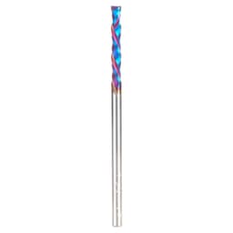 3mm Dia x 21mm CNC Solid Carbide Spektra Extreme Tool Life Coated Compression Spiral Bit, 2 Flute, 3mm Shank