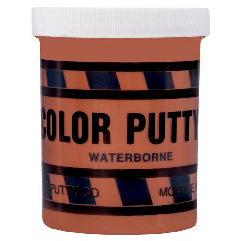 Color Putty Waterborne Wood Filler, 1 lb, 224 Redwood