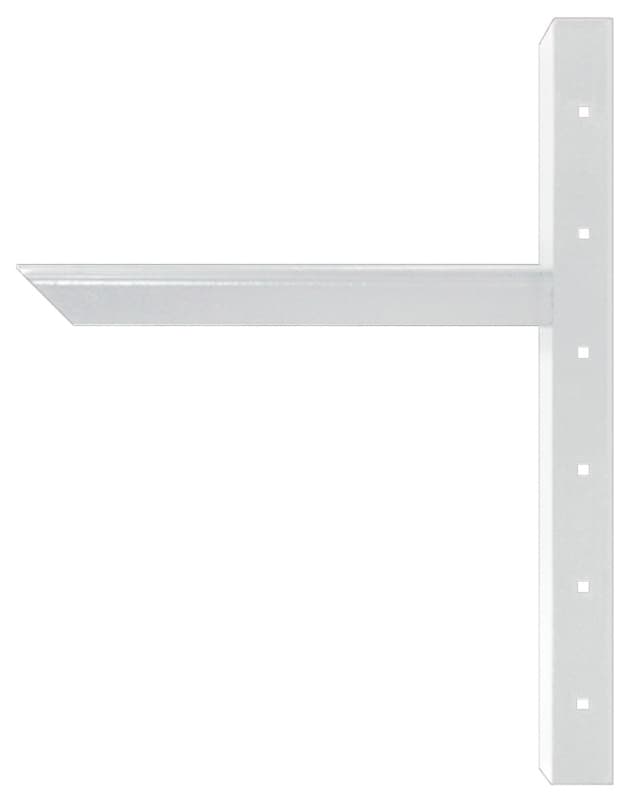 Concealed White Bracket With Upper Extension, Pro Value Series