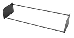 38-1/4" x 8-1/4" Conero Shoe Rack, Powder Black, 2 Racks/Box