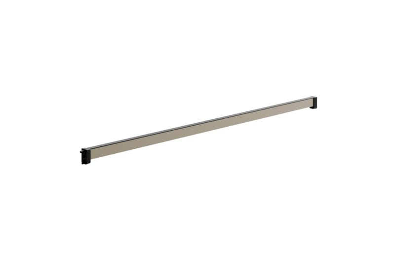 48-1/32" Conero Closet Rod Set with Flanges, Champagne