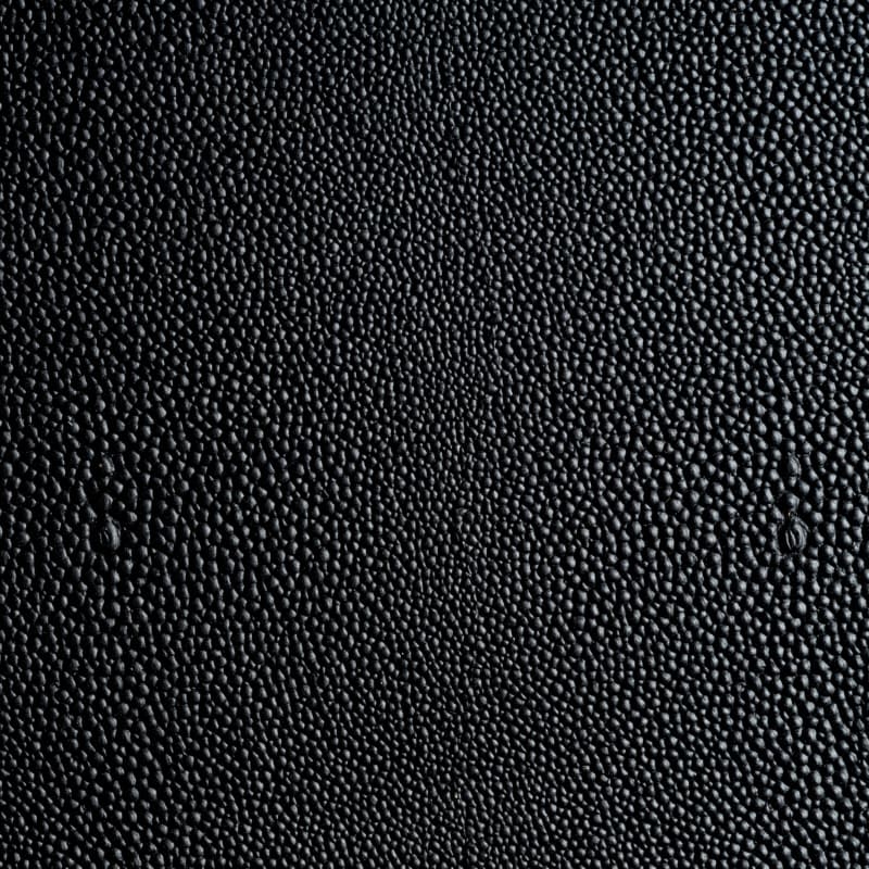 18" x 14" Conero Leather Mat with Edge, Black Shagreen, 5/Box
