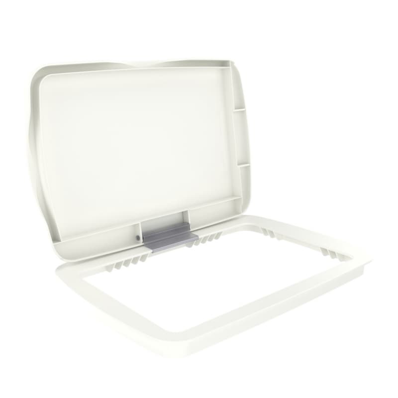 RV-LID Polymar Lid for 32 QT Waste Container, White