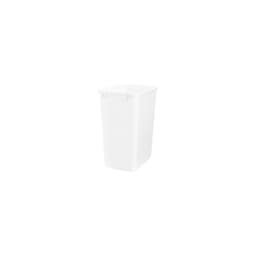 35 QT Replacement Bin, White, 17-7/8" Height